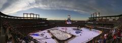 Stadium Series game warmup