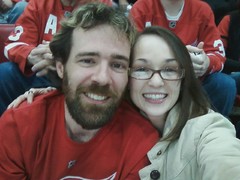 At the game!