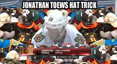 Toews Hat Trick