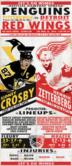 3/26 GDT : Pittsburgh Penguins at Detroit Red Wings, 2:00 PM ET